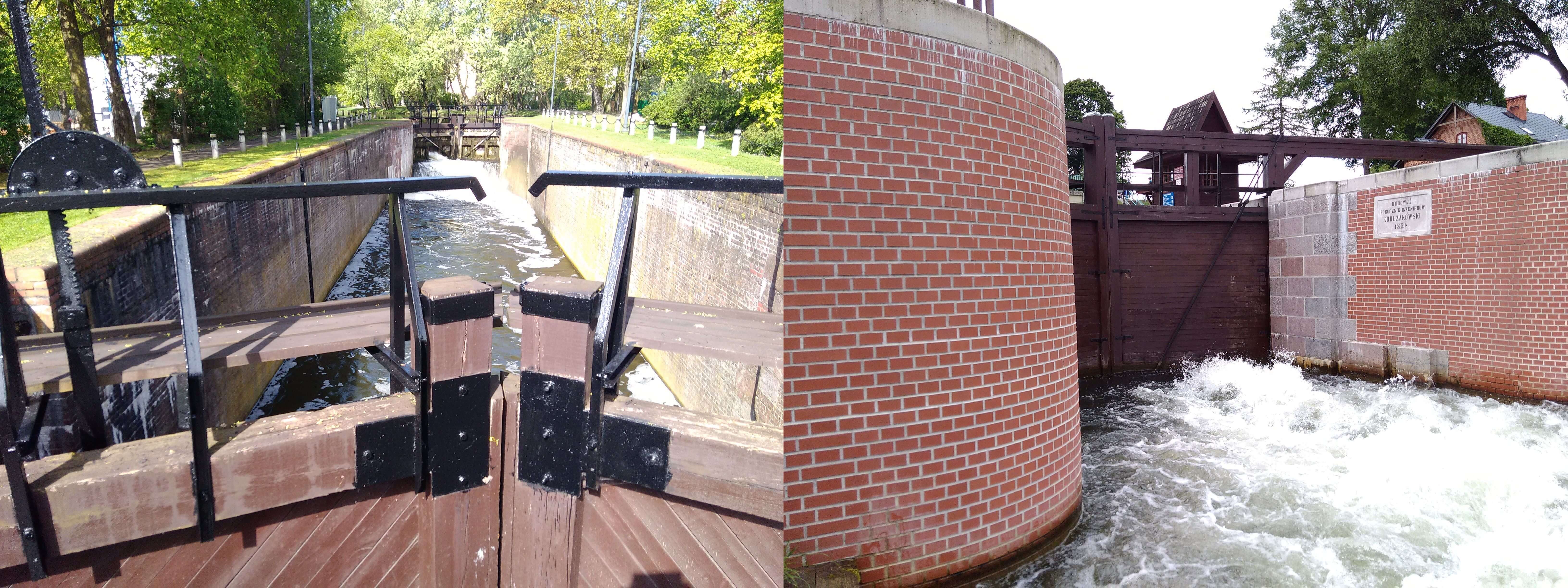 Kanały Bydgoski i Augustowski Śluza Nr IV na „starym” Kanale Bydgoskim w 2018 r. oraz śluza Nr 11 „Mikaszówka” na Kanale Augustowskim w 2017 r.
