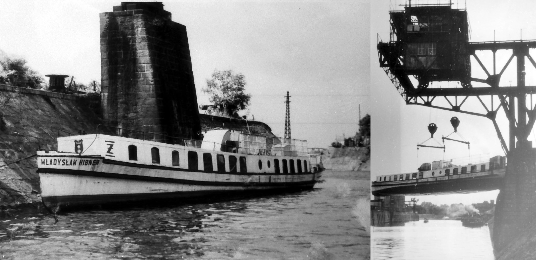 WŁADYSŁAW HIBNER we Wrocławiu Statki Kanału Elbląskiego. WŁADYSŁAW HIBNER we Wrocławiu przed podróżą lądową