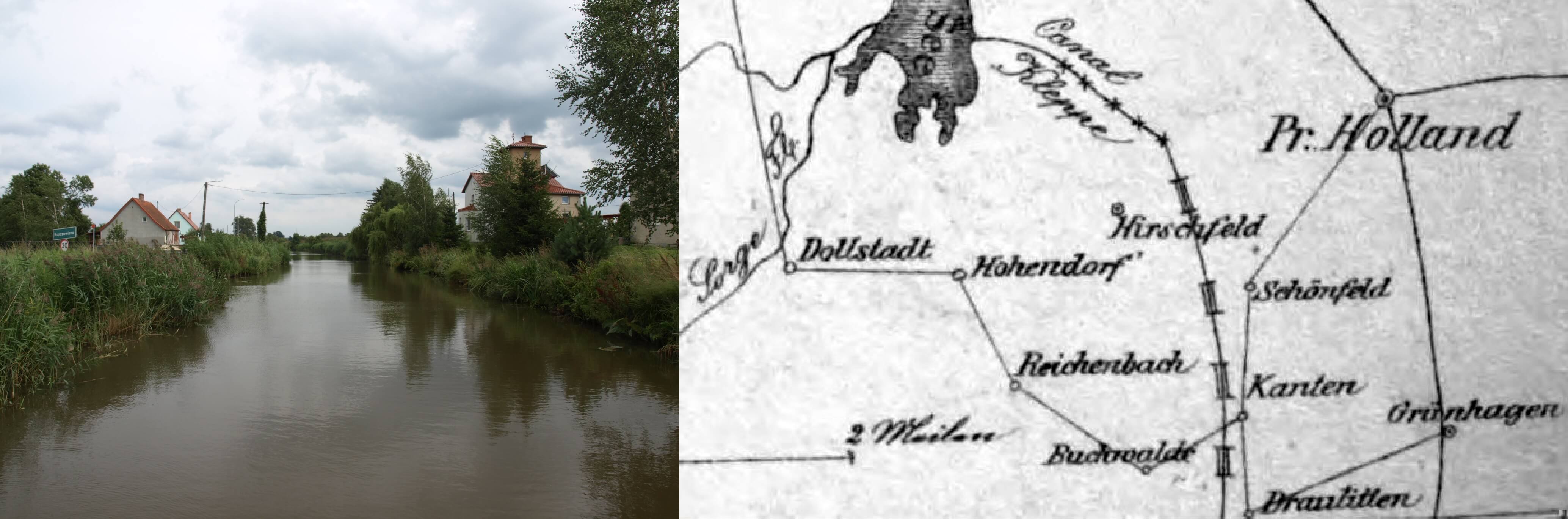 Dawny Kanał Klepy/Klepiny Dawny Kanał Klepy/Klepiny na Kanale Elbląskim